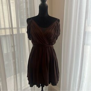Joie dark brown mini dress